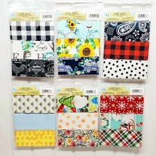Fabric Strips 3 Pack of 2"x36" Pieces Farmhouse DIY Crafter's Square 6 Options