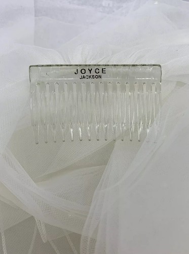 Joyce Jackson Bridal Veil Ivory Italian & Diamantes Beau Wedding Veil Martinique - Picture 4 of 12