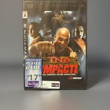 TNA Impact! Wrestling Game for PS3 Tested Working W GameStop Warranty