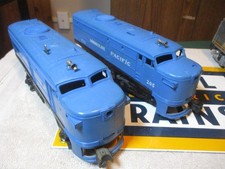 Lionel O Gauge Post War Missouri Pacific 205 ALCO AA Locomotive Set Tested Runs
