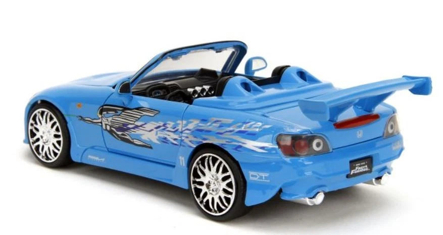 JADA TOYS, HONDA S2000 2001 blu - FAST and FURIOUS, 1/24, JAD35875 - Immagine 2 di 4