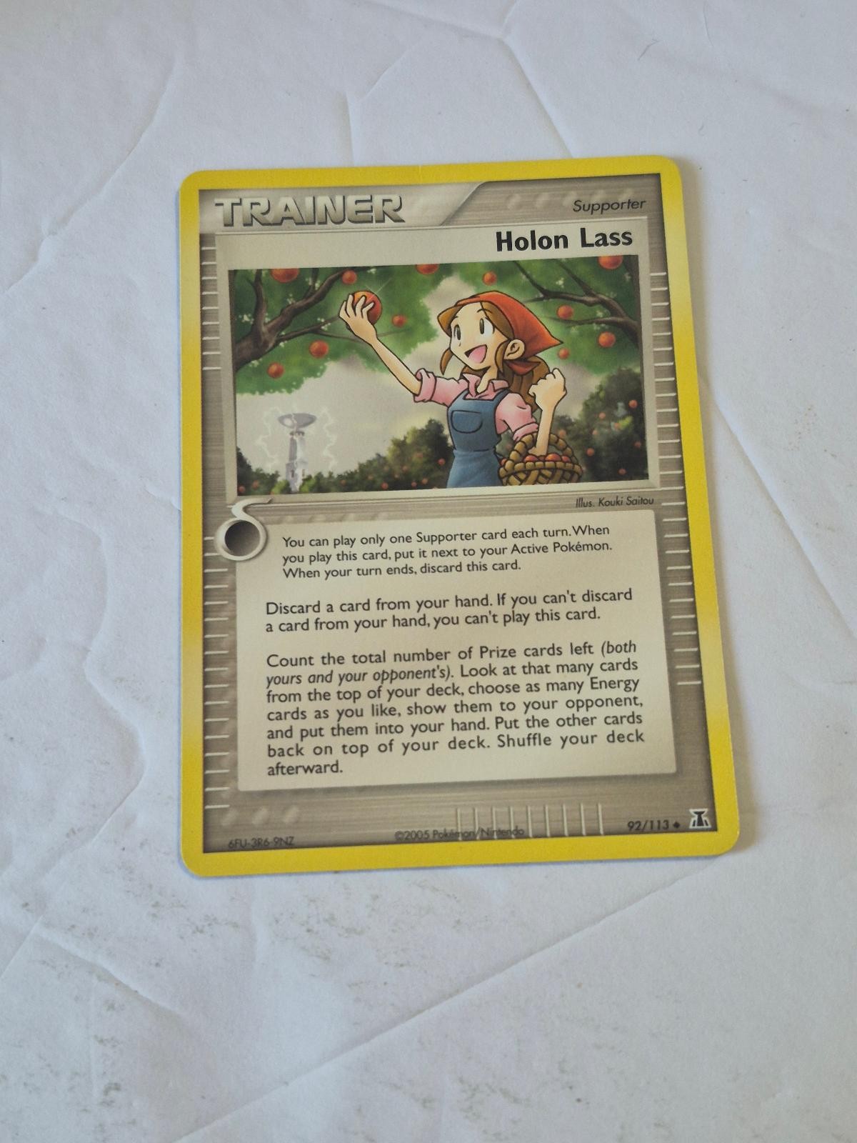 Holon Lass 92/113 Uncommon Delta Species Pokemon Near Mint