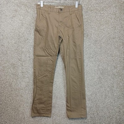 Levis 511 Pants Boys 16 Regular 28x28 Brown Slim Chino Stretch Twill Casual