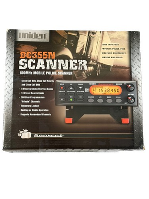 #ad #ad Uniden Bearcat BC355N Mobile Police Scanner UHF VHF CB Bands 300 Channels $95.00
