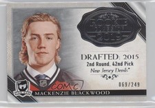 2018-19 Upper Deck The Cup Rookie Class of 2019 69/249 Mackenzie Blackwood xp6
