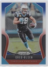 2019 Panini Prizm Red White & Blue Prizm Greg Olsen #176 07rd