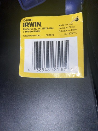Irwin 58100 1 lb. Force High-Tech Resin Quick-Grip Spring Clamp 1" CLAMP - Picture 6 of 7