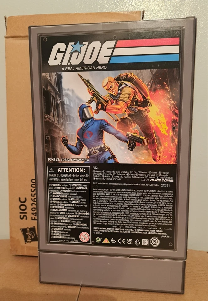 GI JOE 3.75 INCH COBRA COMMANDER & DUKE 2-PACK MINT IN SEALED BOX BRAND NEW - Image 2 of 2