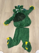 Old Navy Dragon Costume Halloween Plush Green Infant 12-24 Months