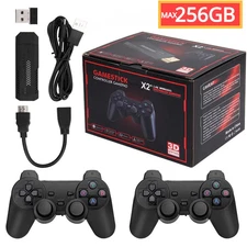 GD10 Plus 256G 58,000 Games Stick,4K HD Video Console,2.4G Wireless Controller