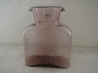 Blenko Glass Light Amethyst Purple Double Spout Water Pitcher