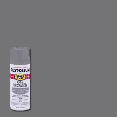 Rust-Oleum Stops Rust Gray Cold Galvanizing Compound Spray 16 oz. (Pack of 6)