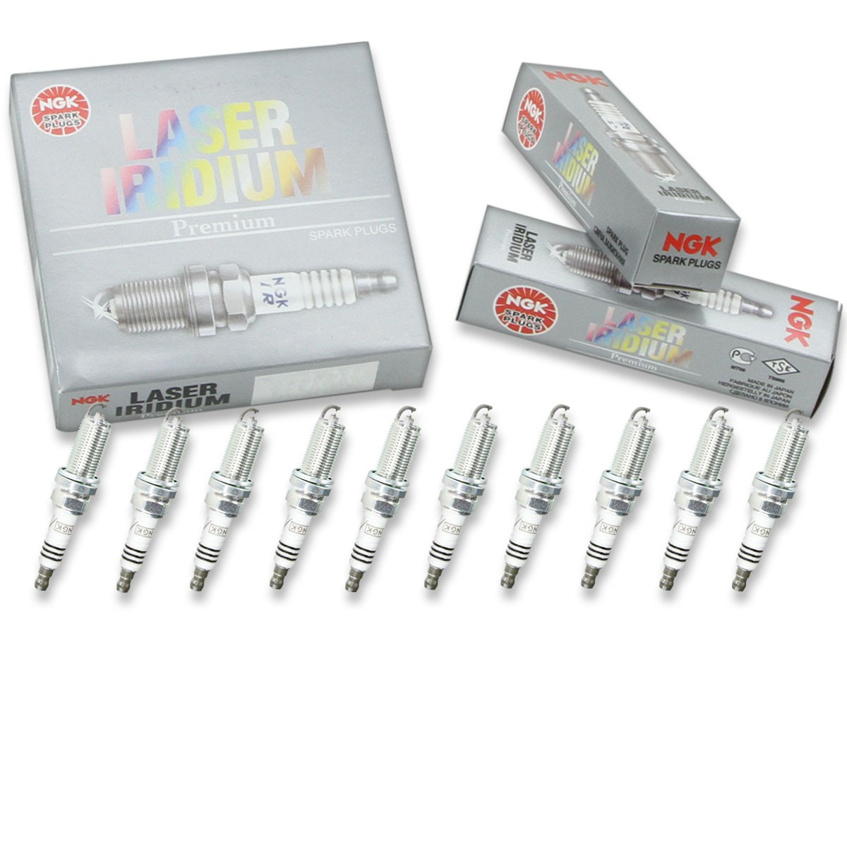 10 pc NGK 6858 DFH6B-11A Laser Iridium Spark Plugs for IKBH20TT FK20HBR11 dl