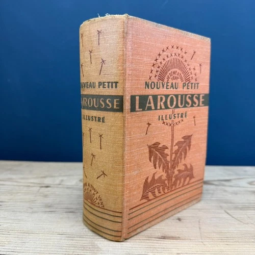 VINTAGE 1939 FRENCH DICTIONARY NOUVEAU PETIT LAROUSSE ILLUSTRÉ HARDBACK BOOK