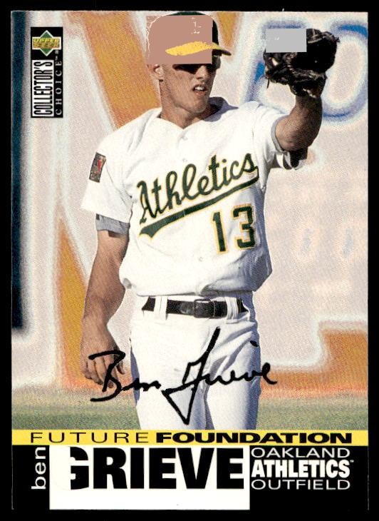 1995 Collector's Choice Ben Grieve #40 Oakland Athletics