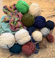 Sixth Lot of Luxury Yarns - Quality Remnants and Four Full Skeins