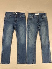 2 Pairs Levis 511 Slim Fit Youth Boys Denim Jeans 14 Reg 27x27