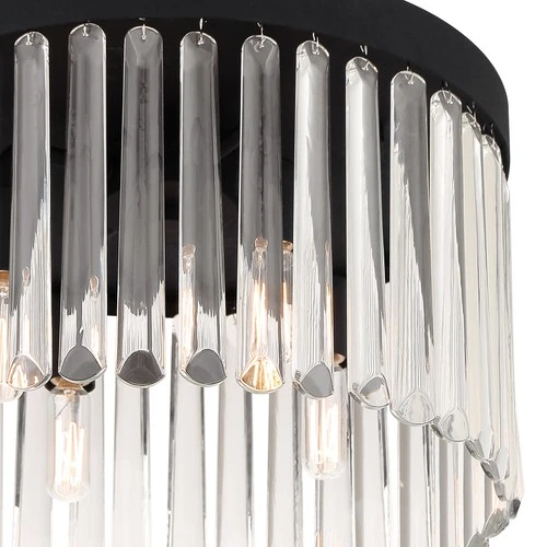 Emory 4-Light Ceiling Mount in Forge Black - Picture 5 of 6