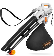 VonHaus Leaf Blower and Vacuum 3000W, Collect & Clear Gardens & Patios of Leaves