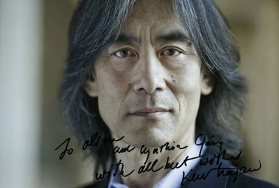 KENT NAGANO - original signiertes Großfoto 20 x 30 cm Autogramm signed