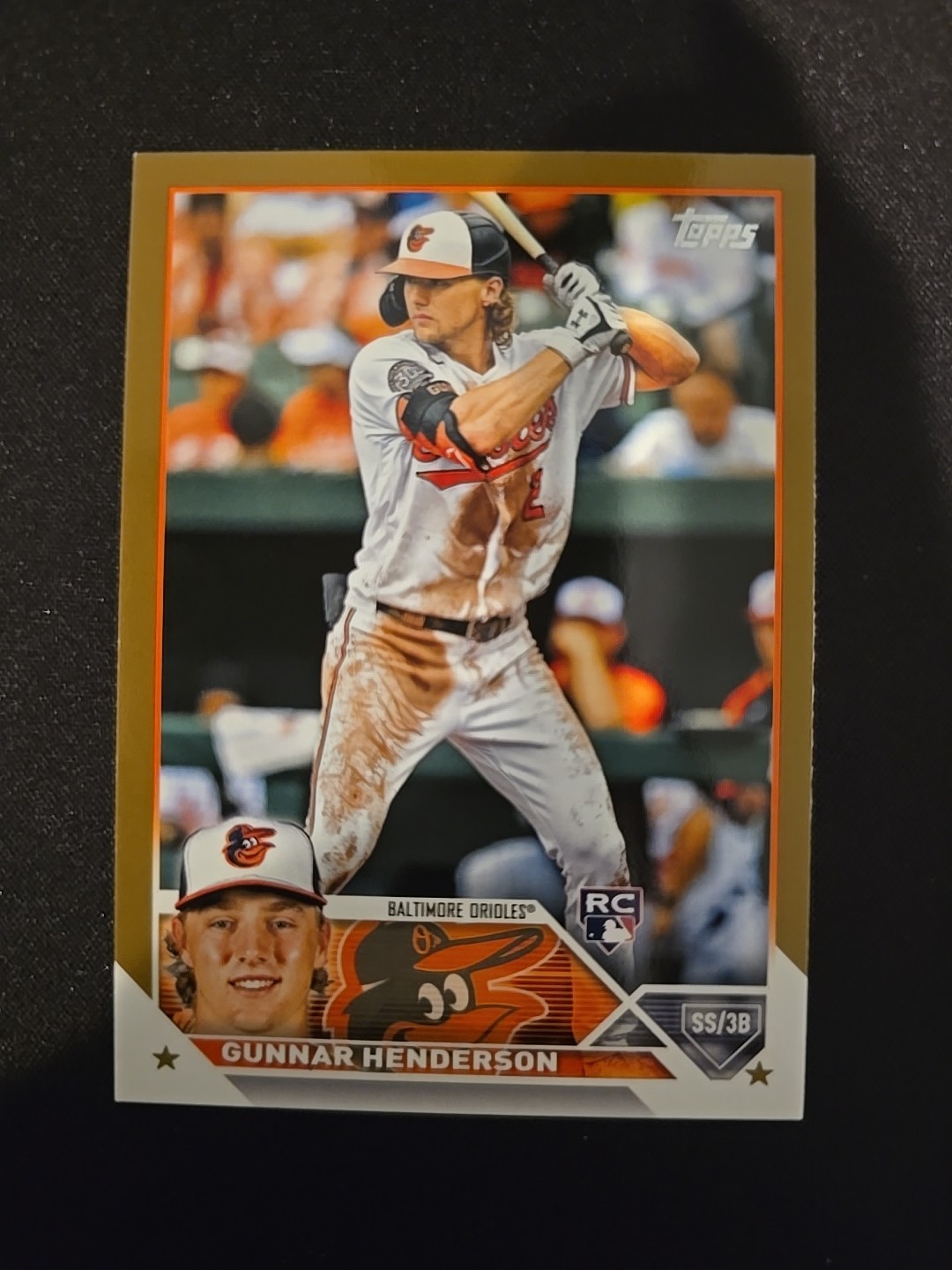 2023 Topps Series One Gunnar Henderson #206  Gold foil /2023 RC