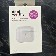 Dealworthy  AirPods 3rd Gen Earbud Case Clear Protective Cover, New