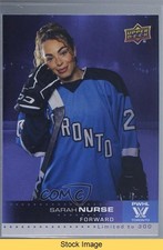 2024 Upper Deck PWHL Showcase Purple /300 Sarah Nurse #10 READ 1pq9