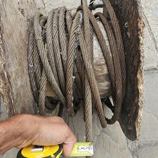 Image of 16mm Steel Cable 18m Wire Rope Stainless Steel Cable Wire Rope
