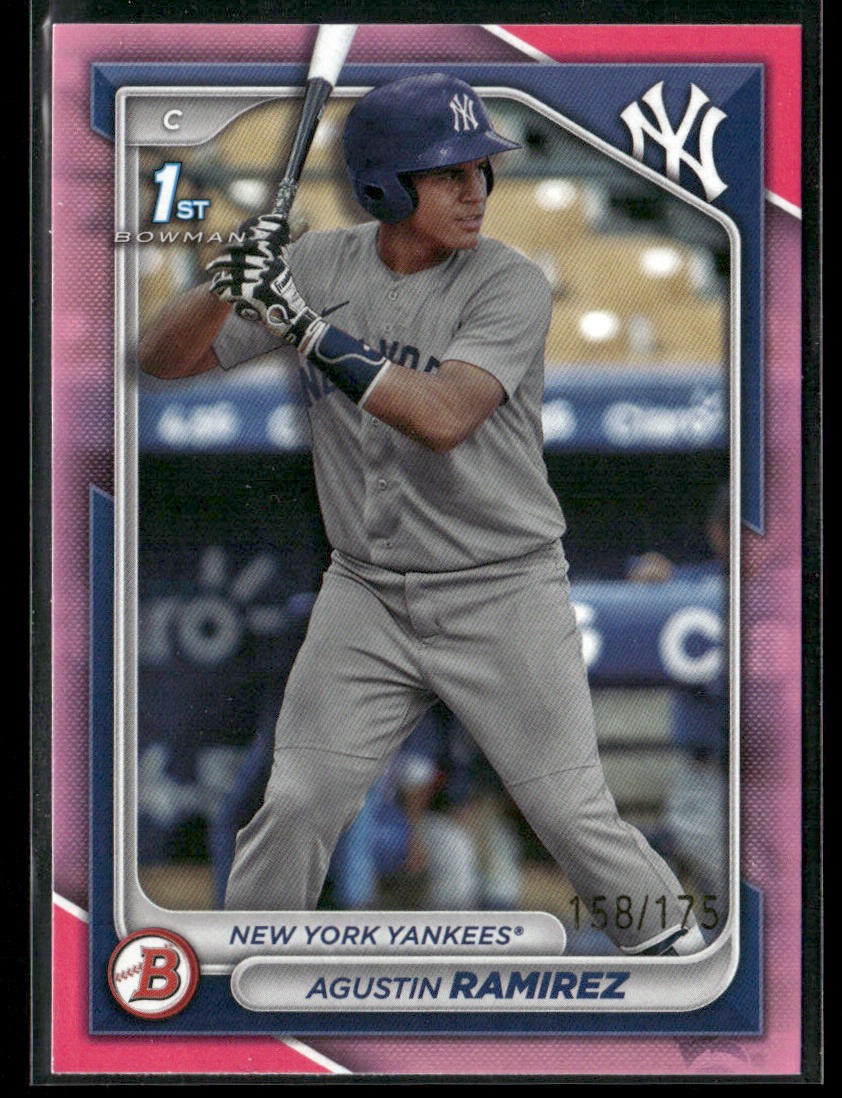 2024 Bowman #BP-85 Agustin Ramirez Prospects Pink #/175