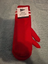 Adult Mittens, Winter Wear, Unisex Mittens OSFM NWT Red