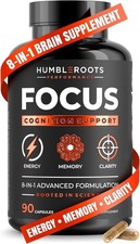 Advanced Nootropic Brain Supplement for Energy, Memory,  Focus All-Natural