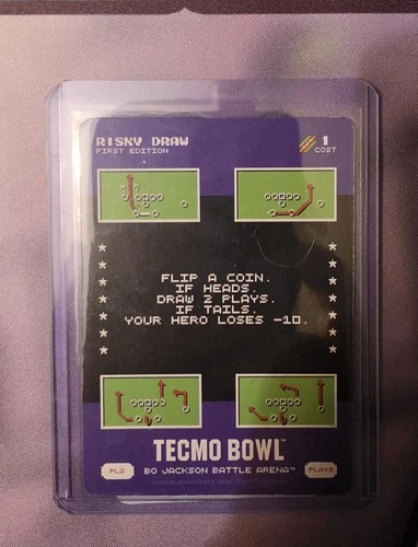 Risky Draw - 2026 Bo Jackson Battle Arena TECMO BOWL BOBA PL2 SSP  Play