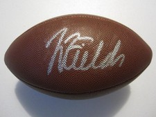 Justin Fields Signed Autographed  Football Junior Ball VS Holo COA Steelers