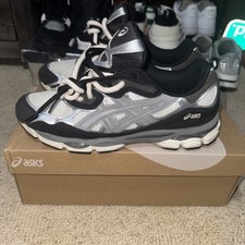 Size 10 - ASICS Gel NYC Black Ivory Grey