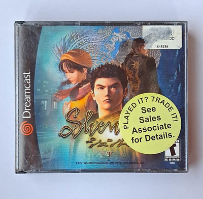 SEGA Shenmue (Sega Dreamcast) Complete CIB w/ Manuals 4 Discs + Shenmue Passport