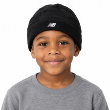 New Balance Lightweight Running Athletic Trailblazer Beanie Black Youth