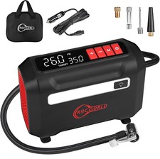 R8 Portable 12V DC Tire Inflator, 3X Faster Air Compressor for Car/Bike