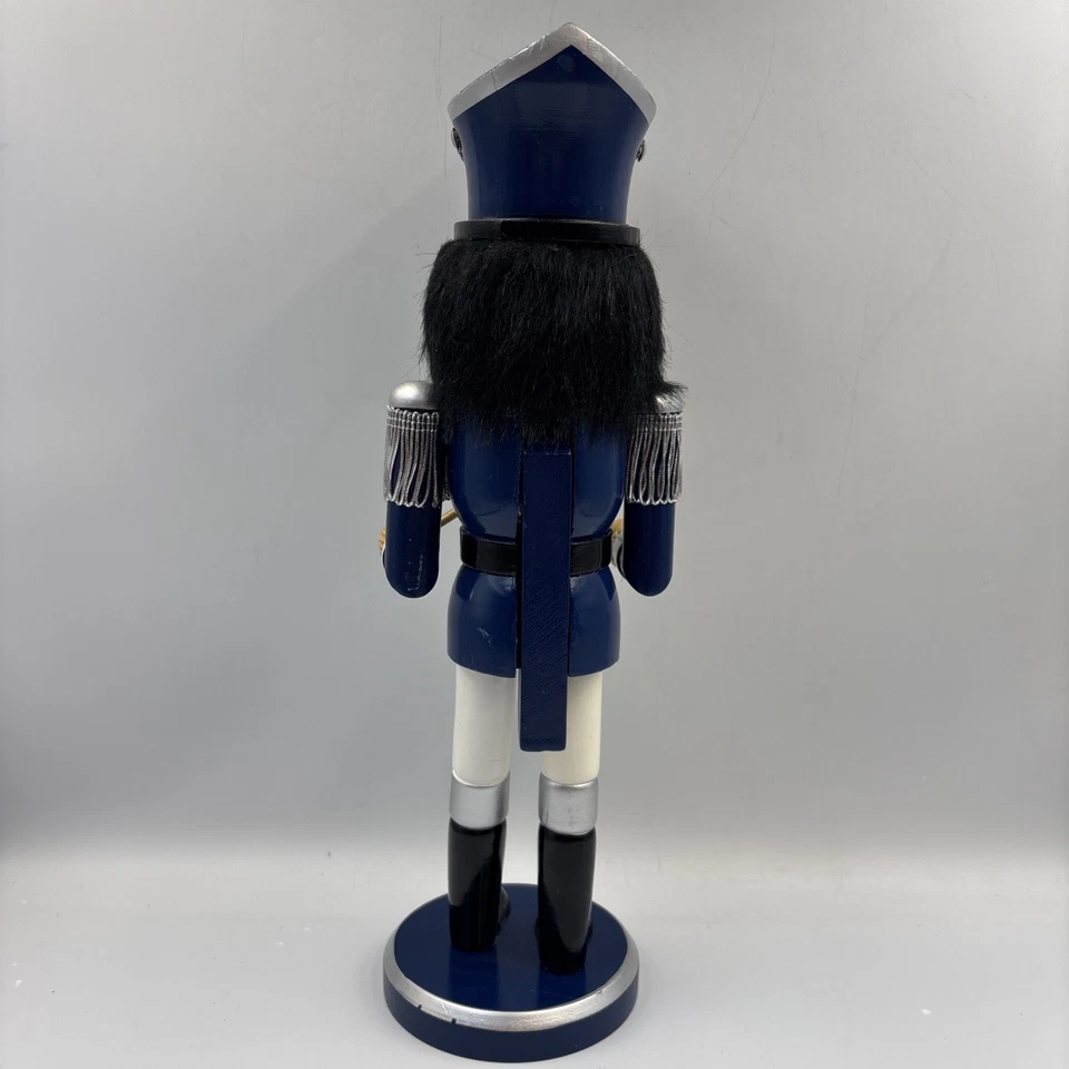 2011限量版蓝木胡桃夹子弹鼓14英寸圣诞装饰 — 第 4/4 张图片