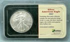 2003 Silver American Eagle Uncirculated Littleton 99.93% Silver Content Bullion