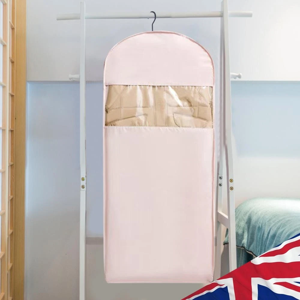 VETEMENTS Sacchetto copripolvere vestiti con cerniera autocompressione cappotto borsa portaoggetti giacche