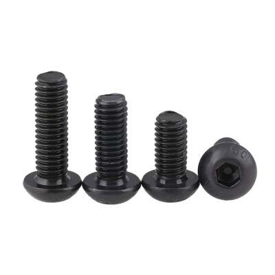 Button Head Socket Screws M1.6 M2 M2.5 Grade 10.9 High Tensile Bolts DIN7380
