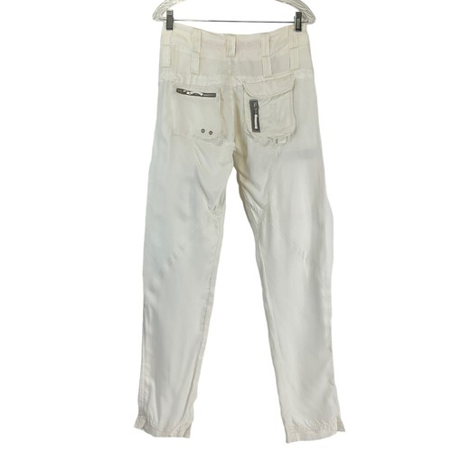 Pantaloni Pete & Greta Johnny Was Donna Taglia 6 Marika Cargo Avorio Cupra $218 Nuovi senza etichette - Foto 5 di 13