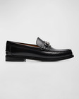 100% AUTHENTIC NEW MEN GUCCI KAVEH BLACK HORSEBIT DRIVERS/LOAFERS UK 10/ US 11 — photo 2
