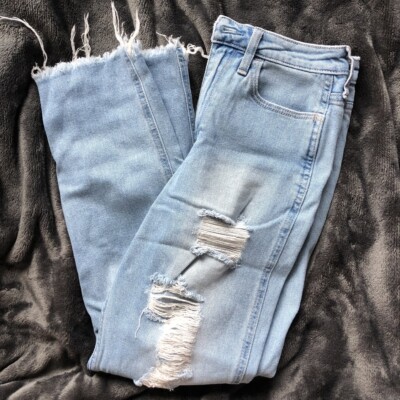 Hollister Mom Jeans W26 L25 3S UK Size UK