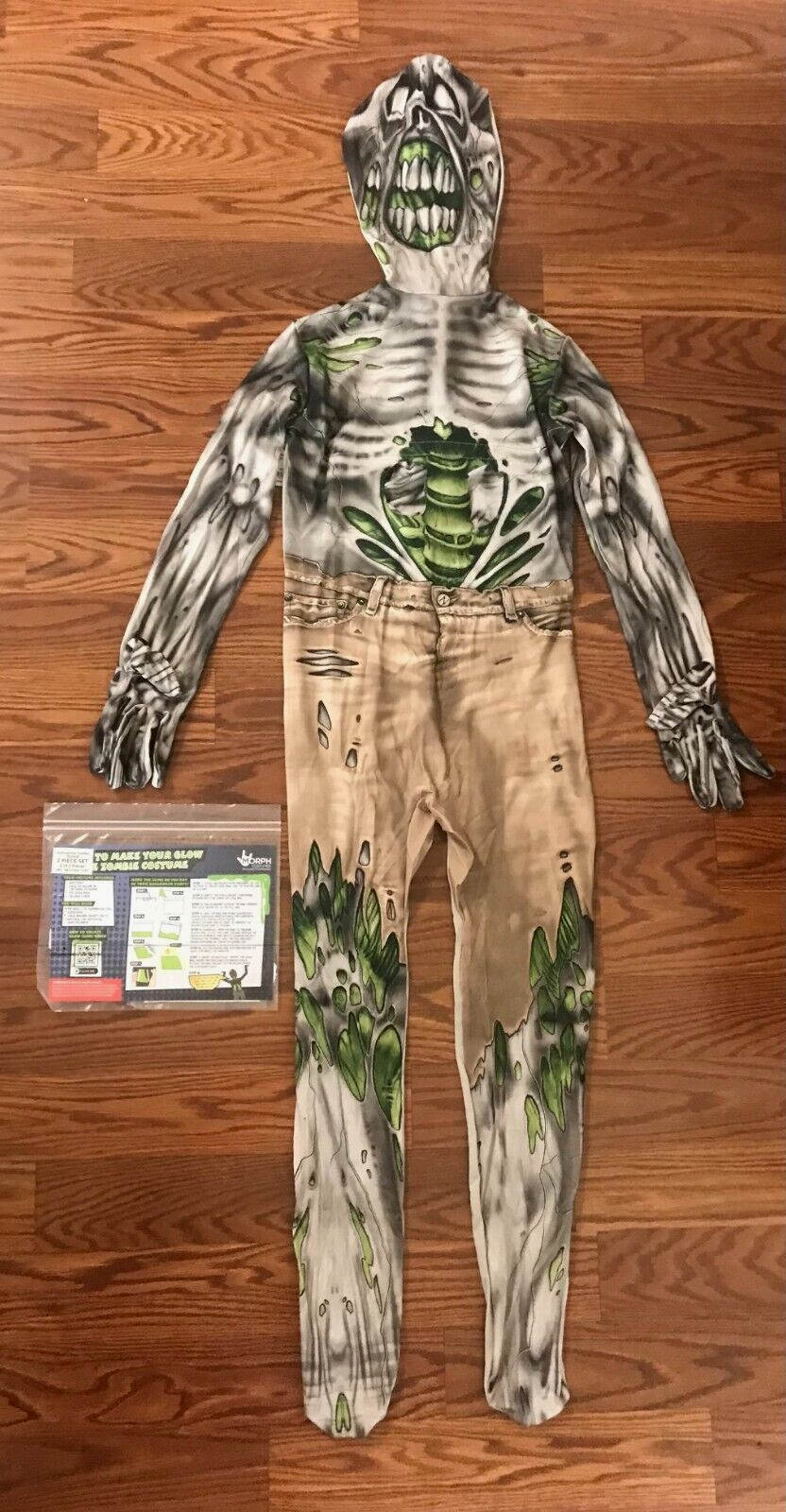 Kids Slime Zombie Morphsuit