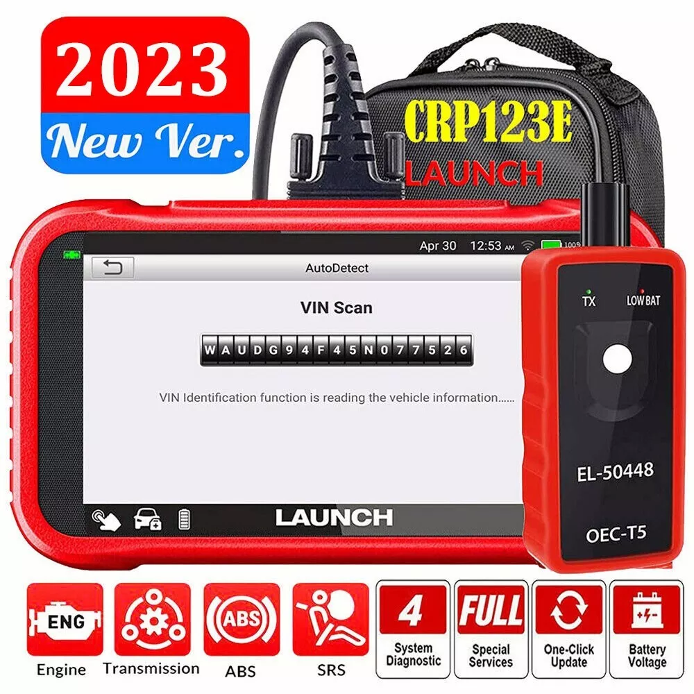 LAUNCH X431 CRP123E ABS SRS Engine Car OBD2 Scanner Code Reader Diagnostic  Tool