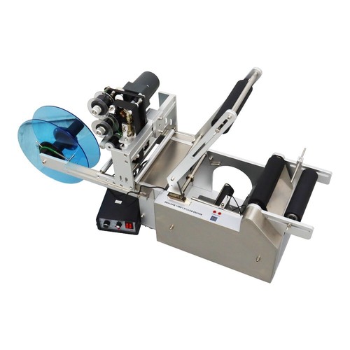 Round Bottle Labeling Machine with Code Printer 110V 0.47"-3.54" Bottle Labeler - Picture 8 of 18
