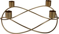 Am Design Kerzenhalter Weihnachtsdeko, Adventsleuchter Aus Metall HöHe Ca. 8 Cm