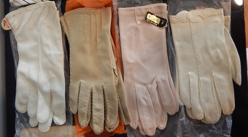 13 PR. WOMENS GLOVES VINTAGE USED/UNUSED HAND SEWN PARIS FOWNS DOETTE GAUNTLET - Picture 7 of 7