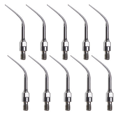10 ZEG Spitze Dental Ultrasonic Scaler Perio Tips Sirona Siroson Sirosonic PS3
